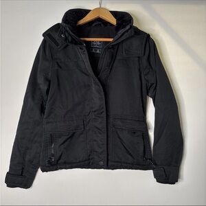 Abercrombie & Fitch Black Bomber Jacket